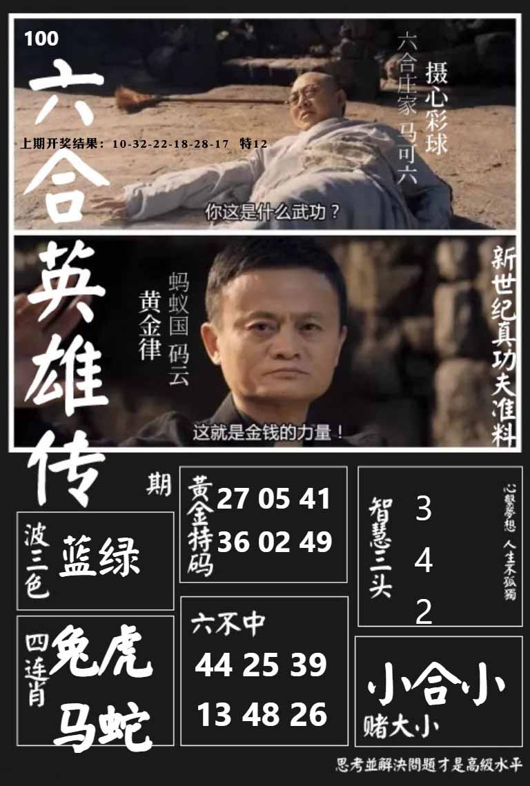 100期六合英雄传[图]